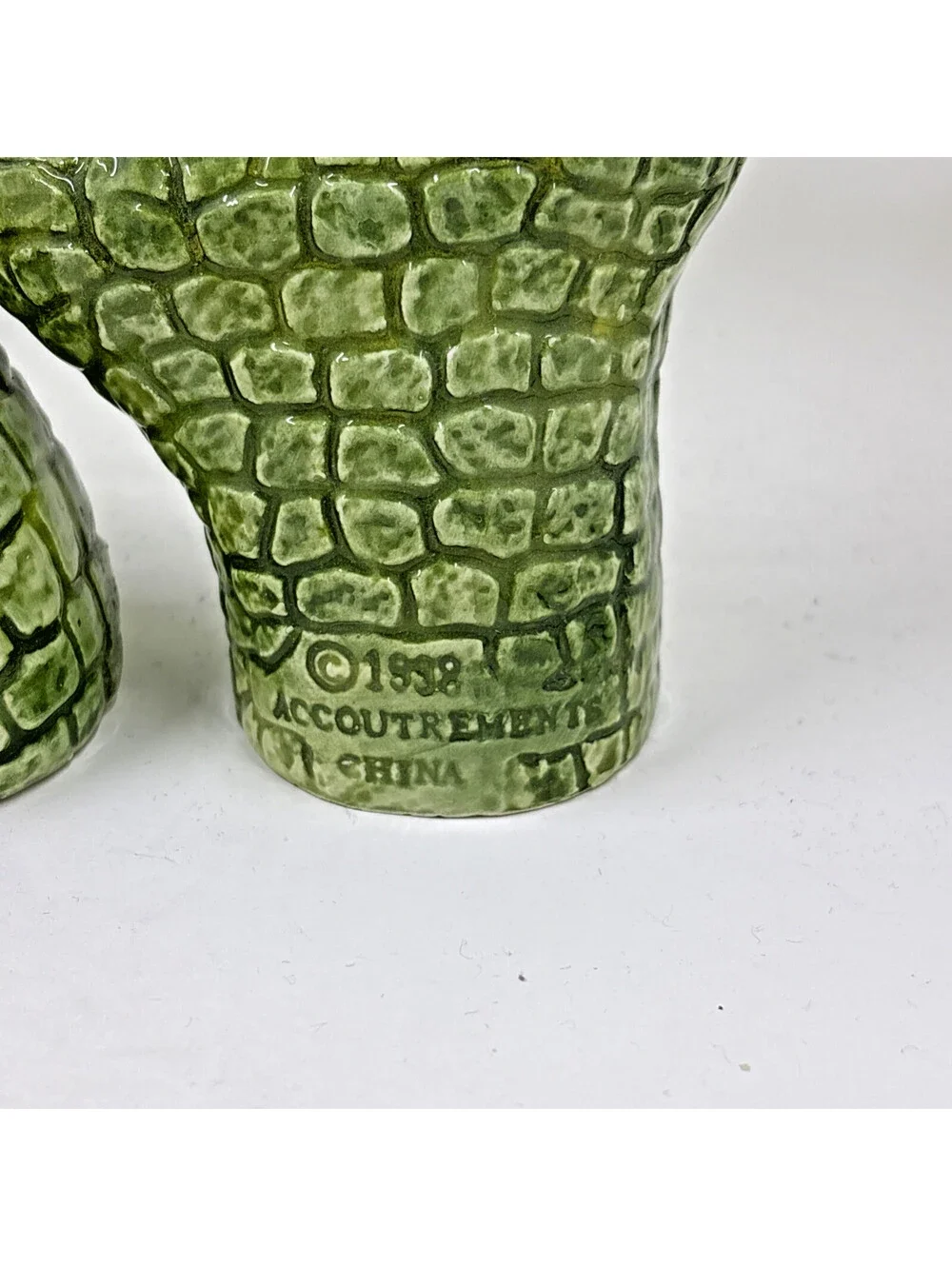 Loch Ness Monster 3pc Salt And Pepper Shakers Condiment 1998 - missing stoppers